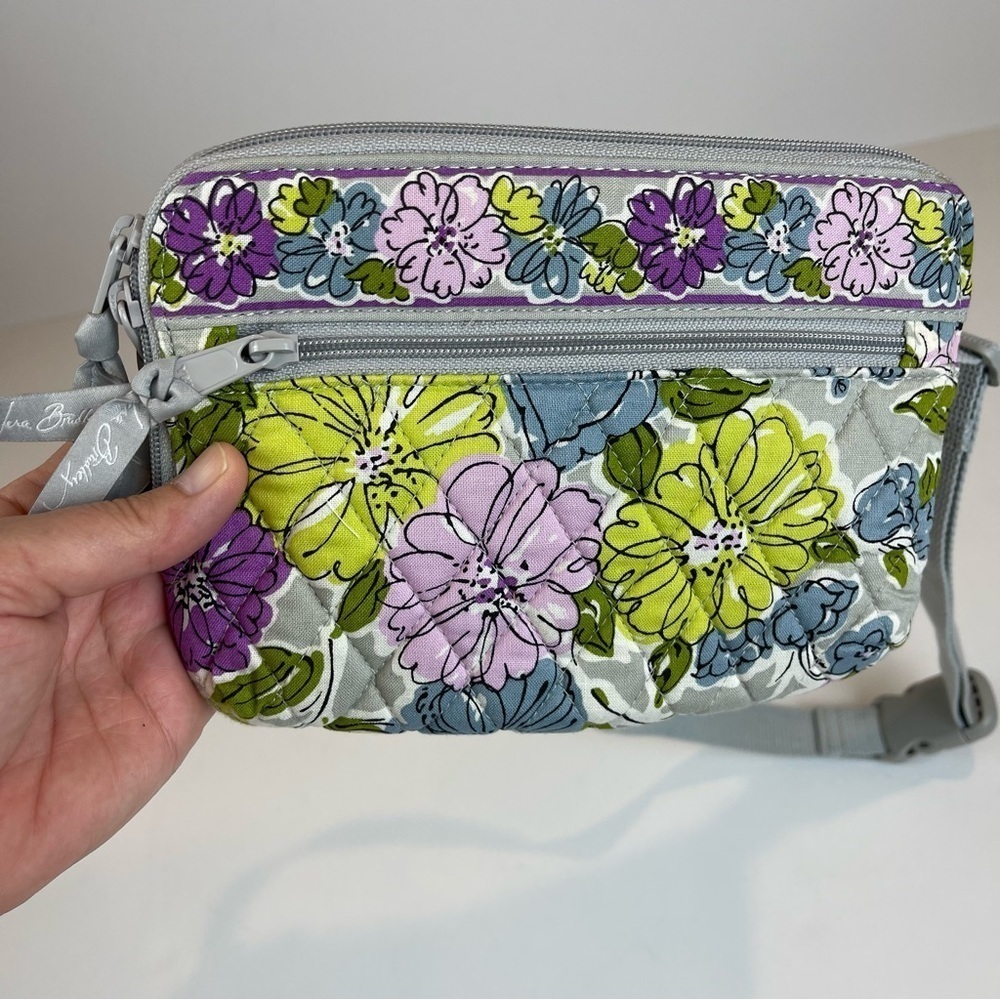 Vera Bradley Watercolor Floral Quilted Belt Bag Crossbody - Picture 6 of 15
